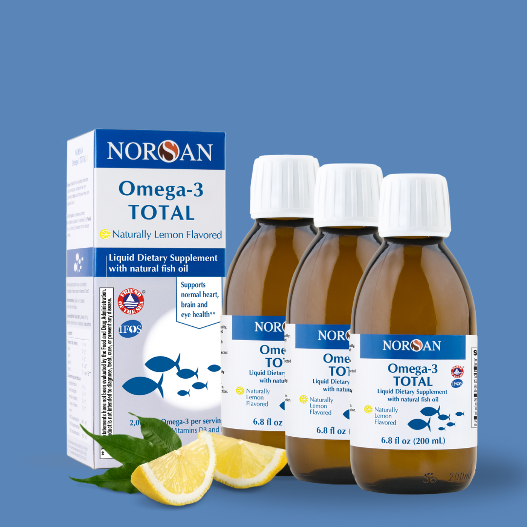 Set of 3x Norsan Omega-3 Total Oil