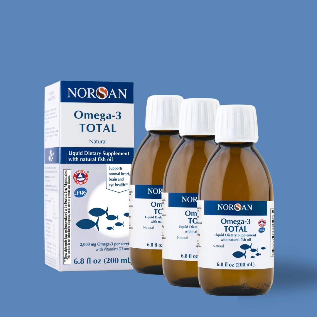 Set of 3x Norsan Omega-3 Total Oil