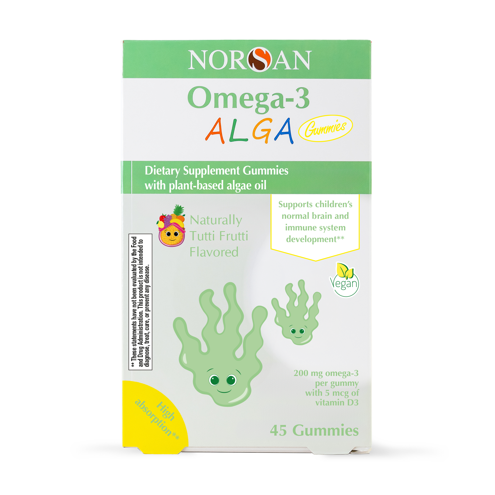NORSAN Omega-3 Alga Gummies
