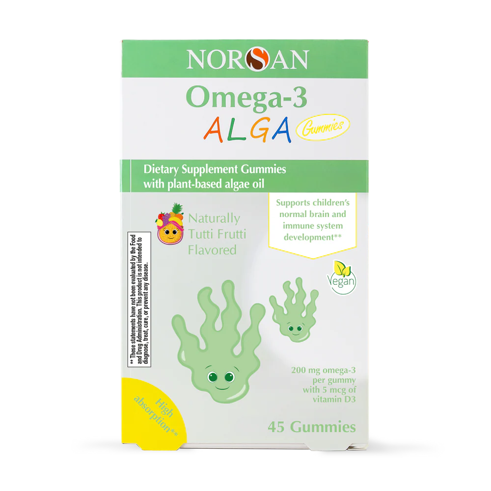 XMAS SET of NORSAN Alga Gummies and VEGAN OMEGA-3 + Christmas Gift