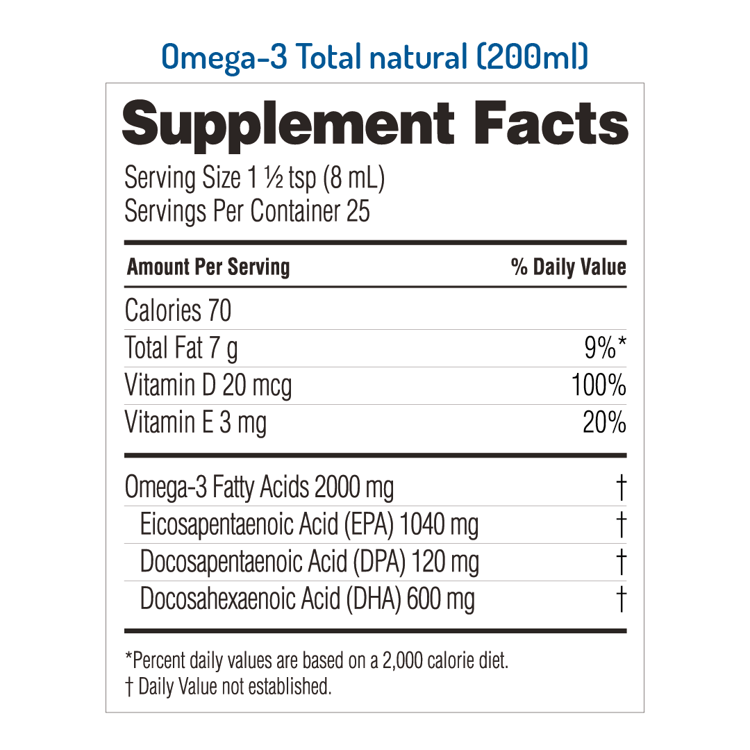 NORSAN OMEGA-3 TOTAL - 6.8 fl oz (200 ml)