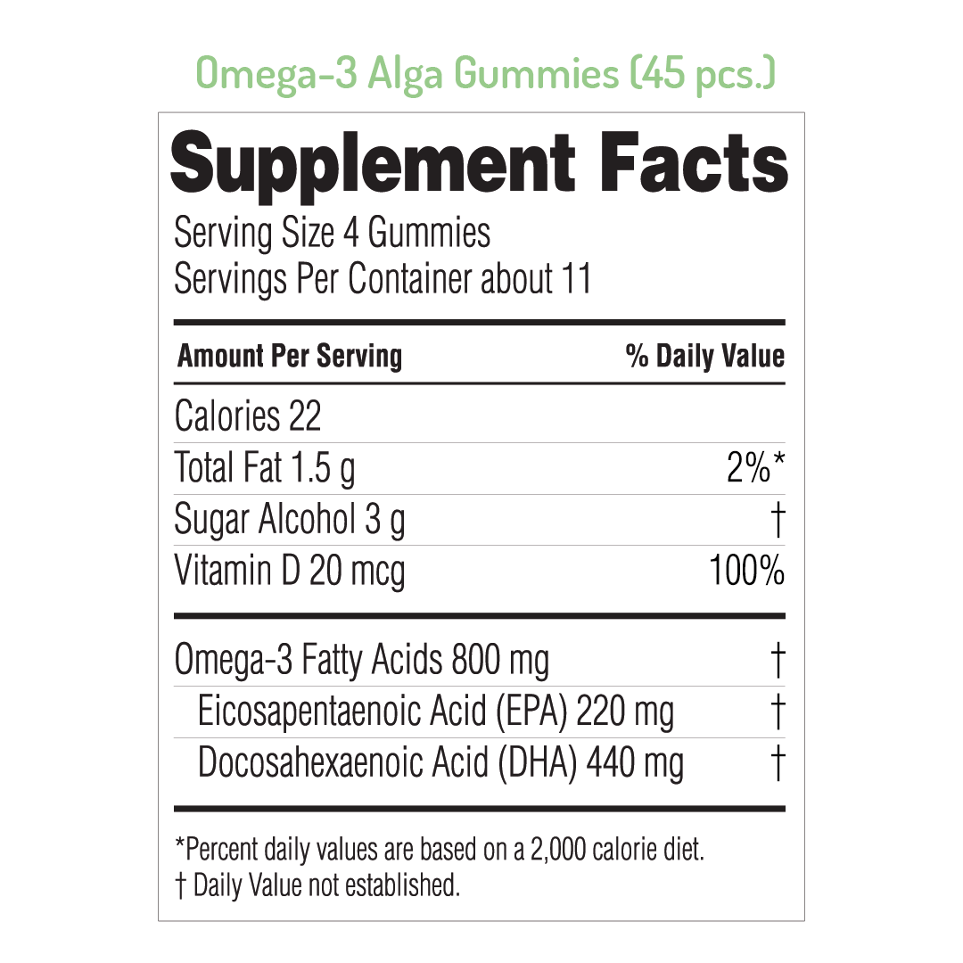 NORSAN Omega-3 Alga Gummies