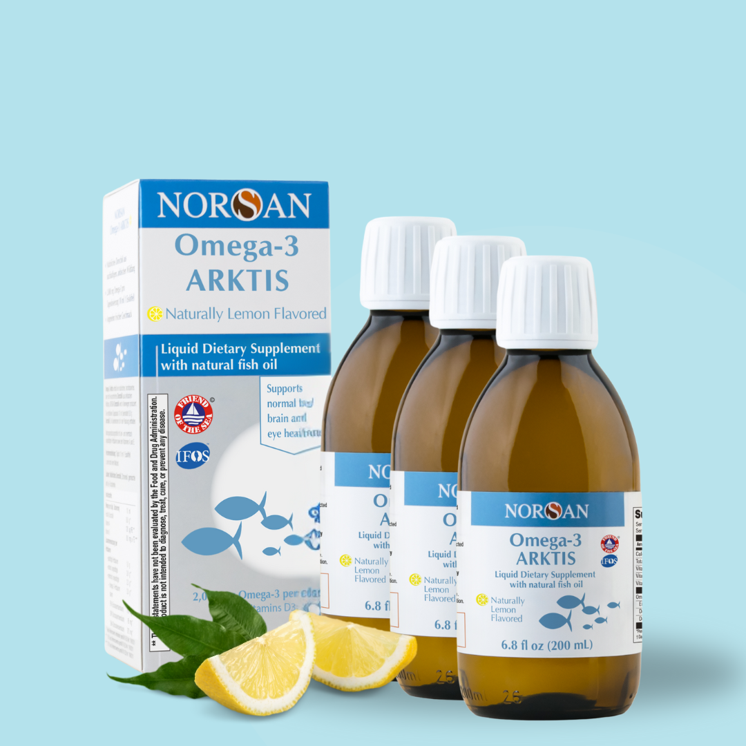 Set of 3x Norsan Omega-3 Arktis Oil