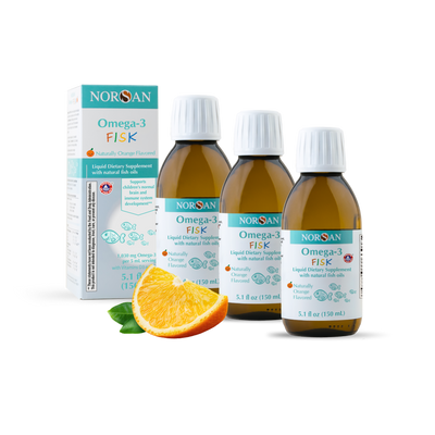 Set of 3x Norsan Omega-3 Fisk Oil