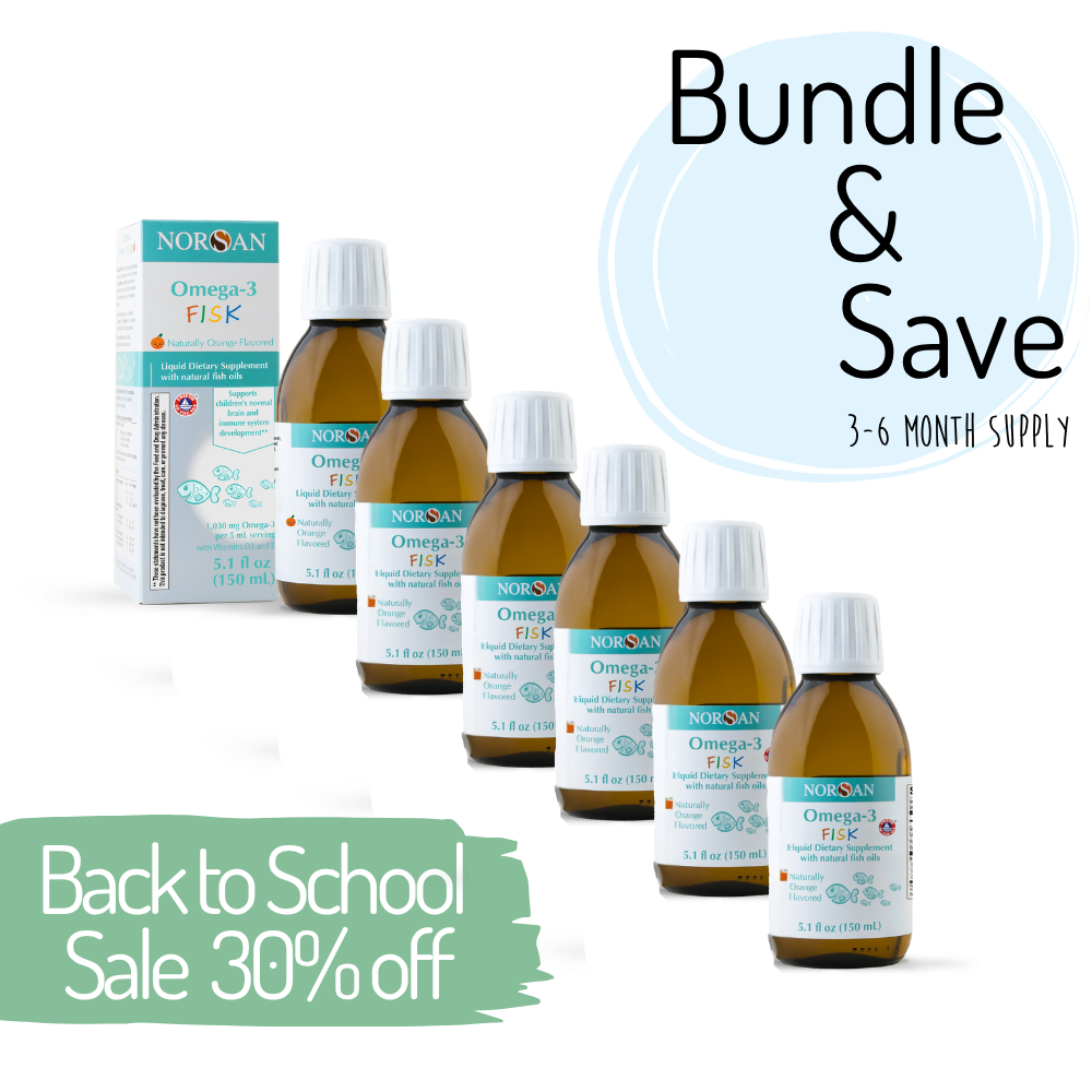NORSAN OMEGA-3 FISK 6 mos. Bundle - 5.1 fl oz (150 ml)