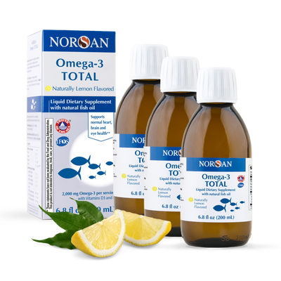 Set of 3x Norsan Omega-3 Total Oil