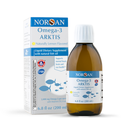 NORSAN OMEGA-3 ARKTIS: Naturally lemon flavored - 6.8 fl oz (200 ml)