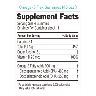 NORSAN OMEGA-3 FISK Gummies