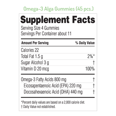 NORSAN Omega-3 ALGA Gummies