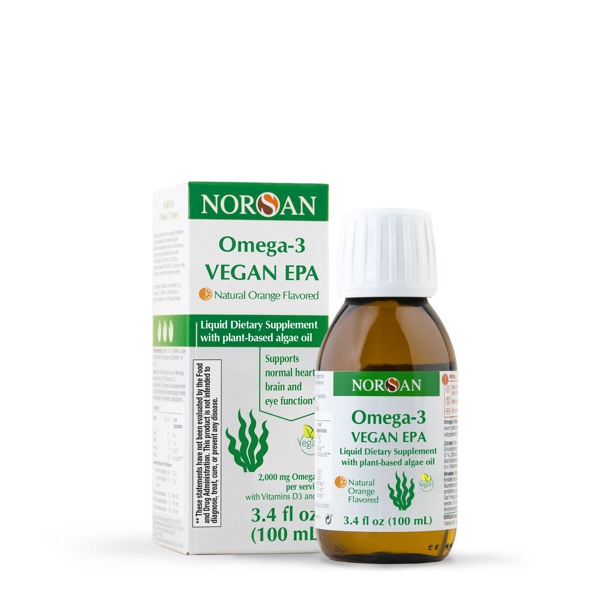 NORSAN OMEGA-3 VEGAN EPA - 3.4 fl oz (100 ml)